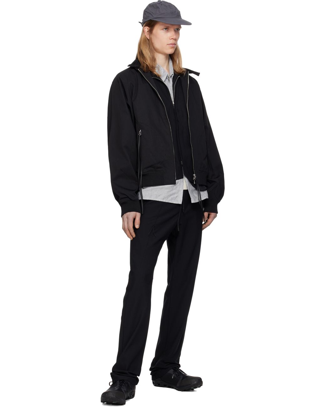 Post Archive Faction PAF 8.0 Center Bomber Jacket in Black for Men