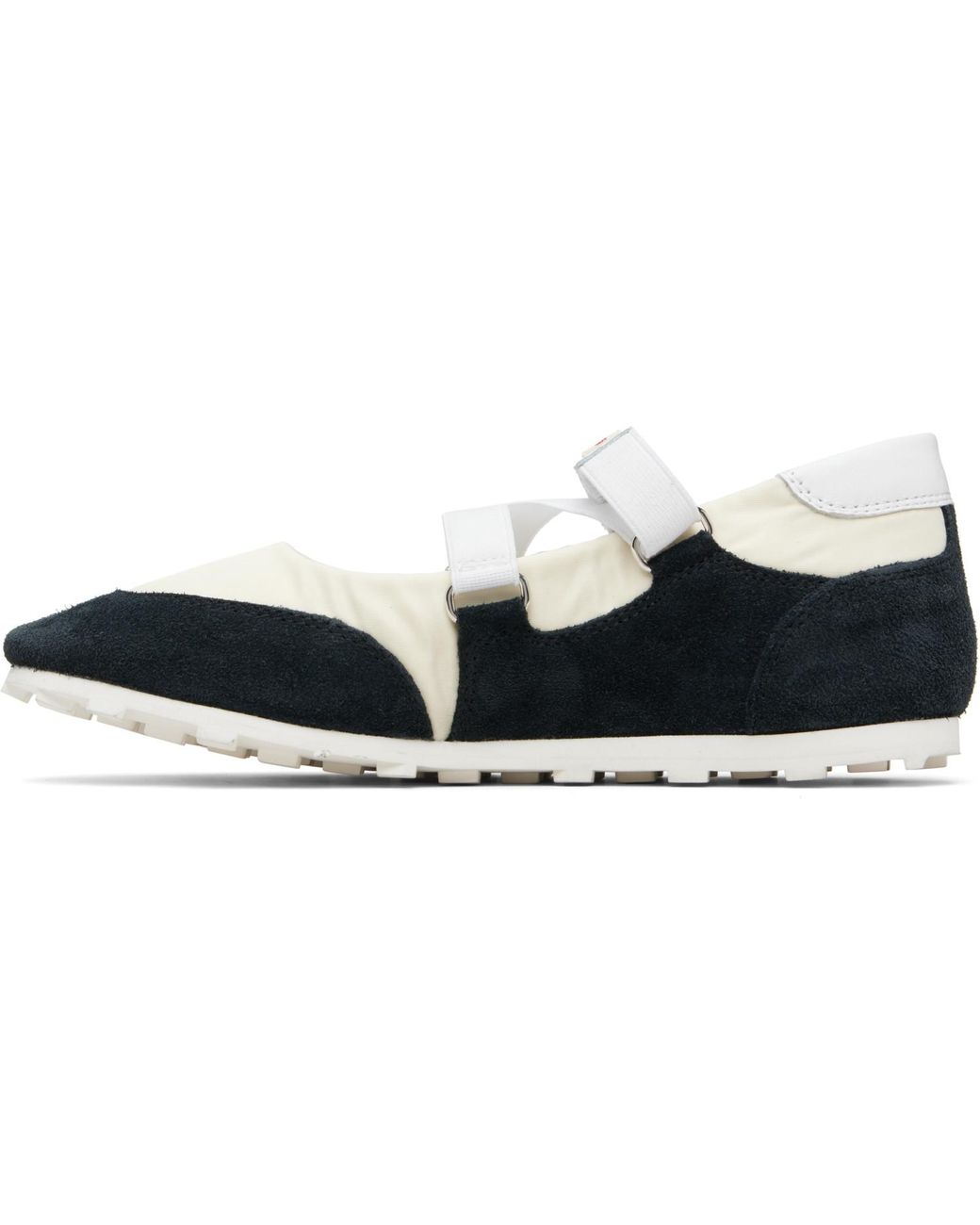 Marni Black Off- & Mary Jane Velcro Sneakers