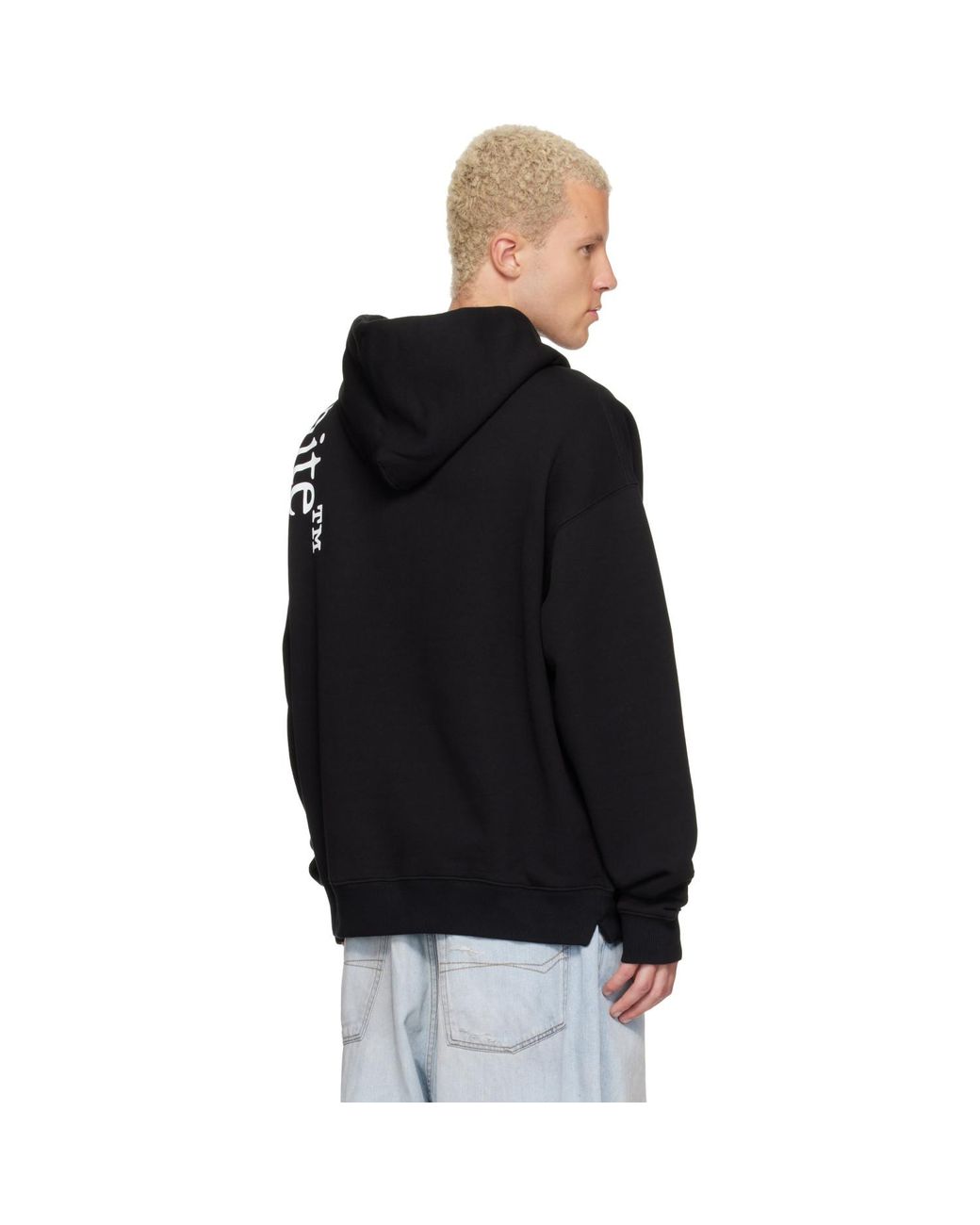 Off-White c/o Virgil Abloh Black Vertical Bookish Skate Hoodie for men