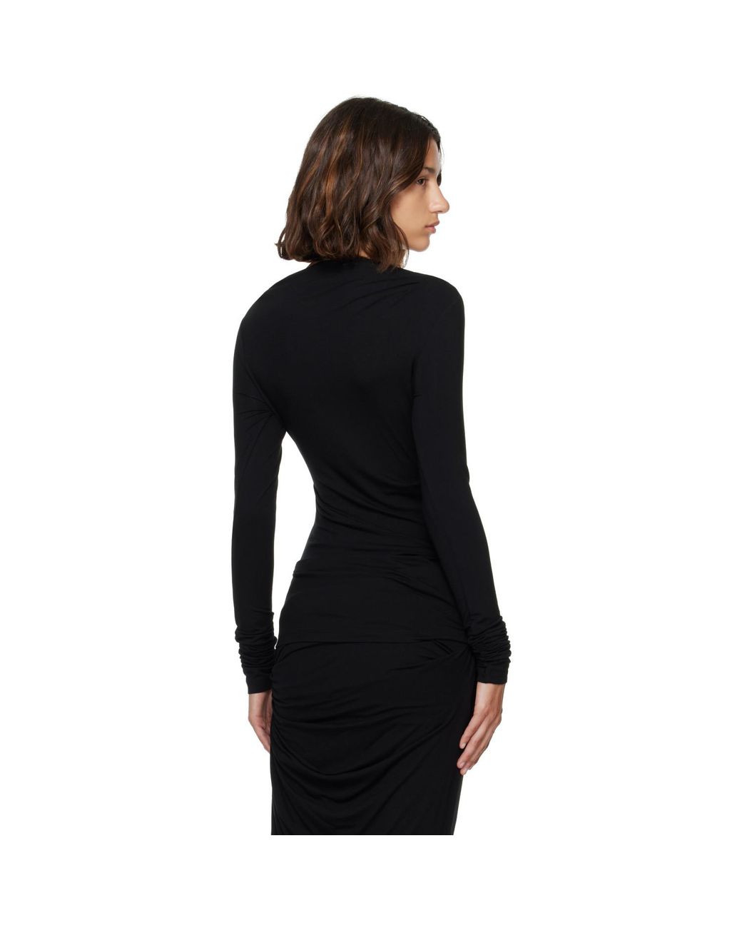 Entire studios Black Drape Top