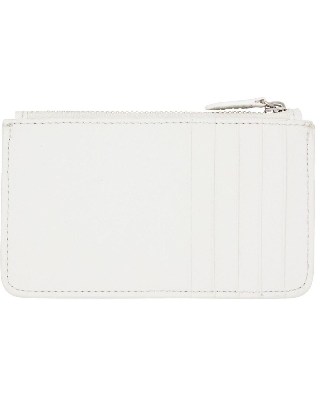 Vivienne Westwood Black Off- Half Moon Card Holder for men