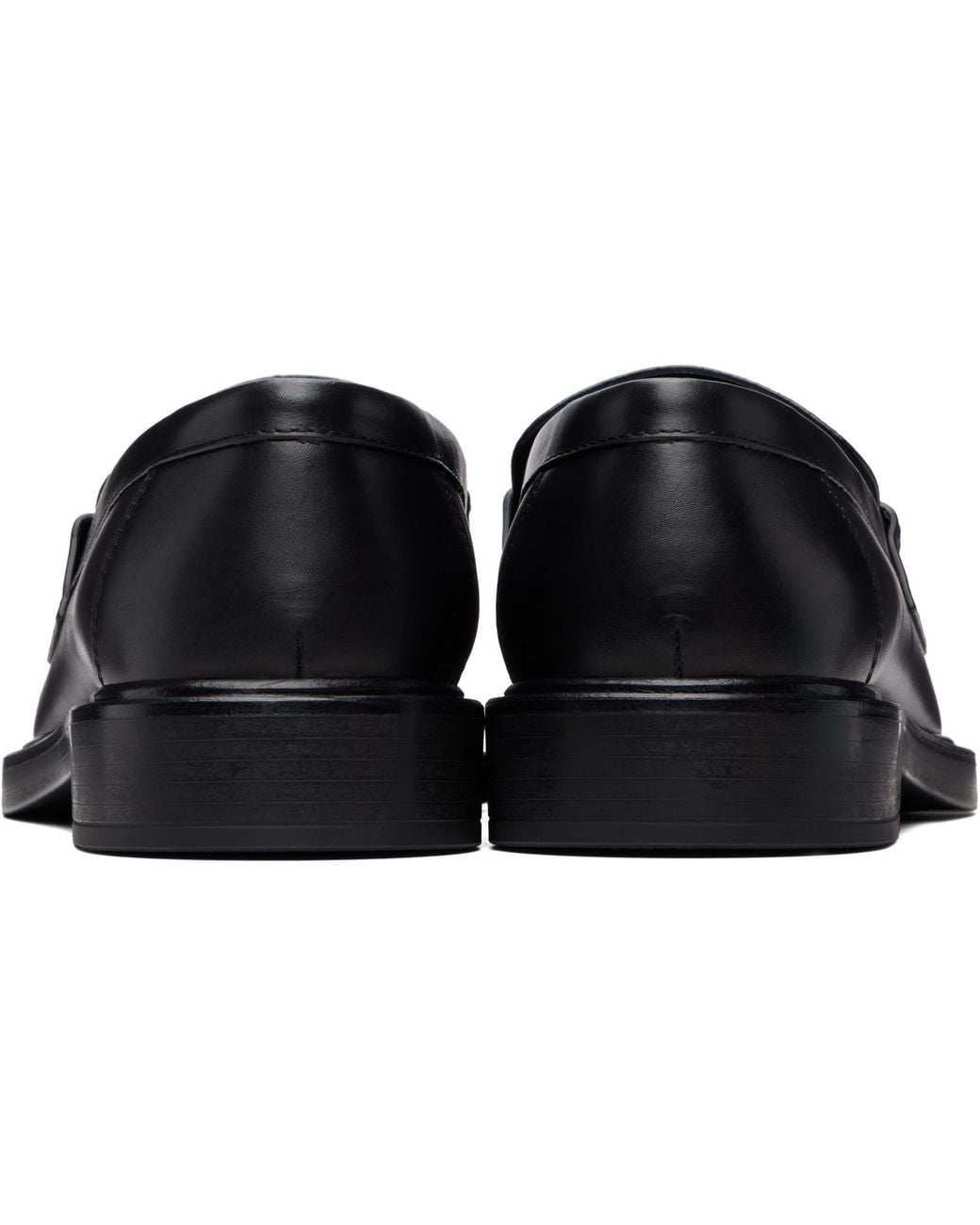 Burberry Black Check Pembroke Loafers for men
