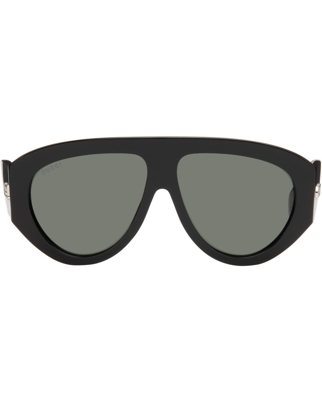 Gucci Gray Mask Frame Sunglasses for men