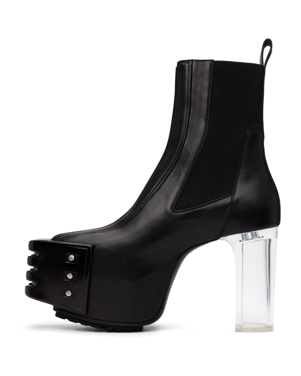 Rick Owens Black Tower Grilled Kiss 45 Boots for men