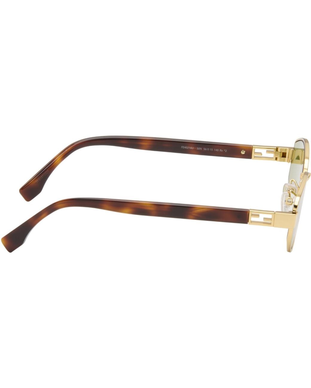 Fendi Brown Baguette Sunglasses