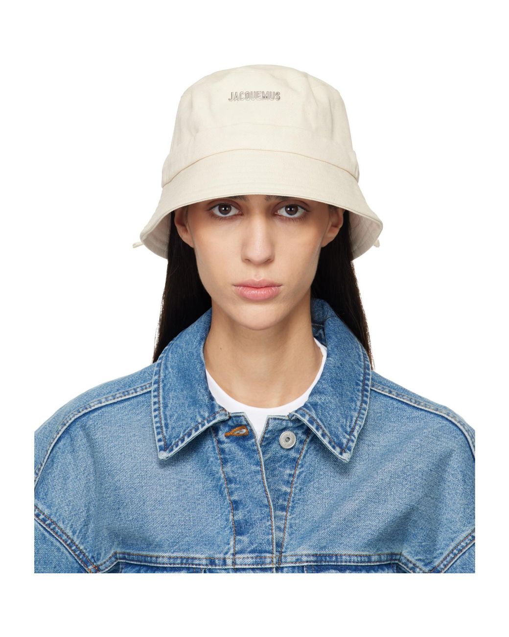 Jacquemus Blue Off- Les Classiques 'The Gadjo' Bucket Hat