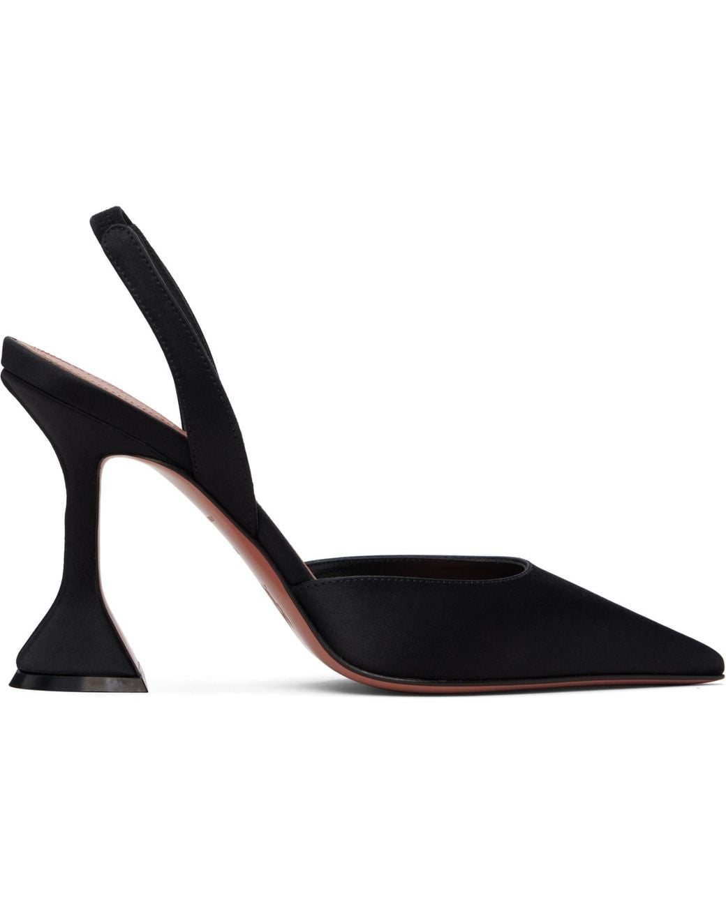 AMINA MUADDI Black Holli 95 Sling Heels