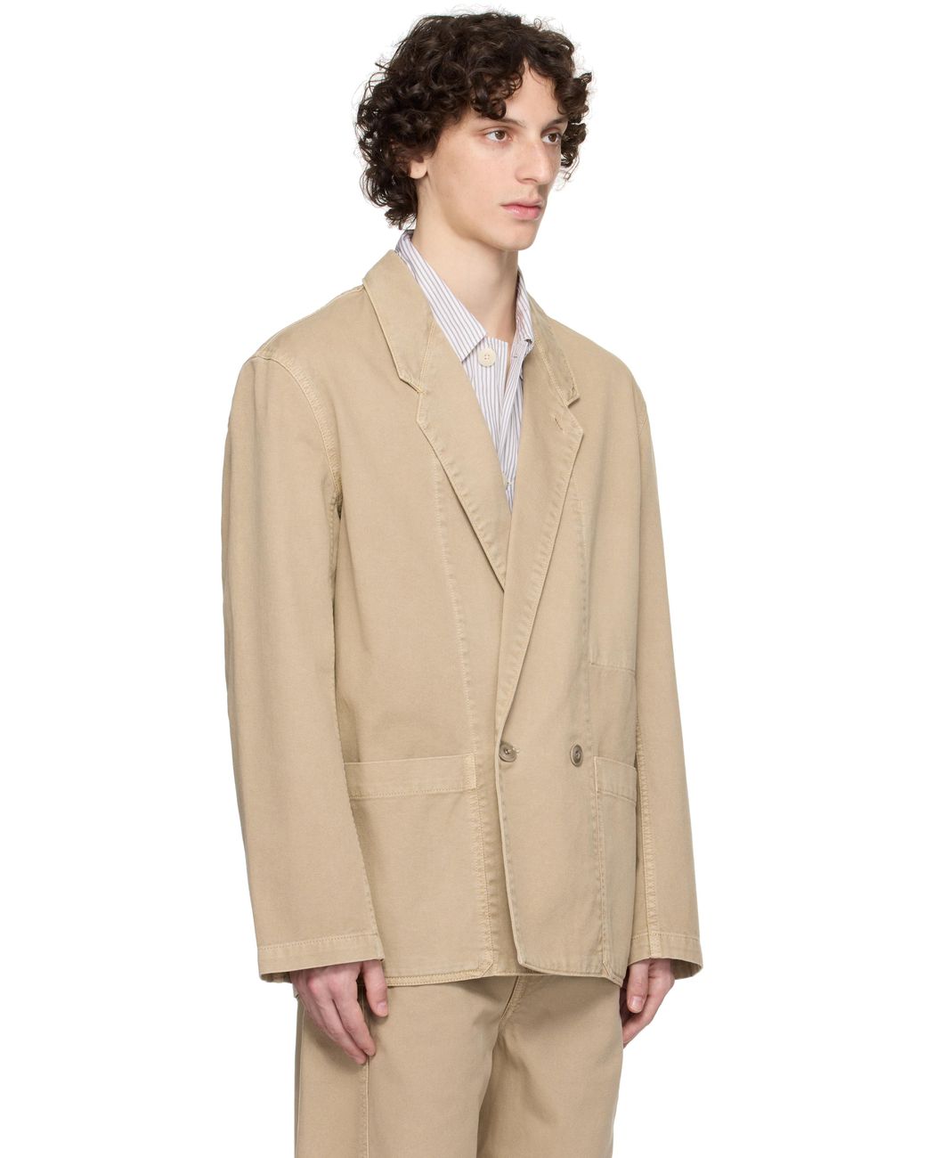 Lemaire Workwear Blazer in Natural for Men | Lyst