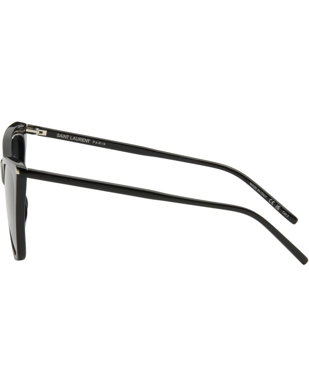 Saint Laurent Black Sl 214 Kate Thin Sunglasses