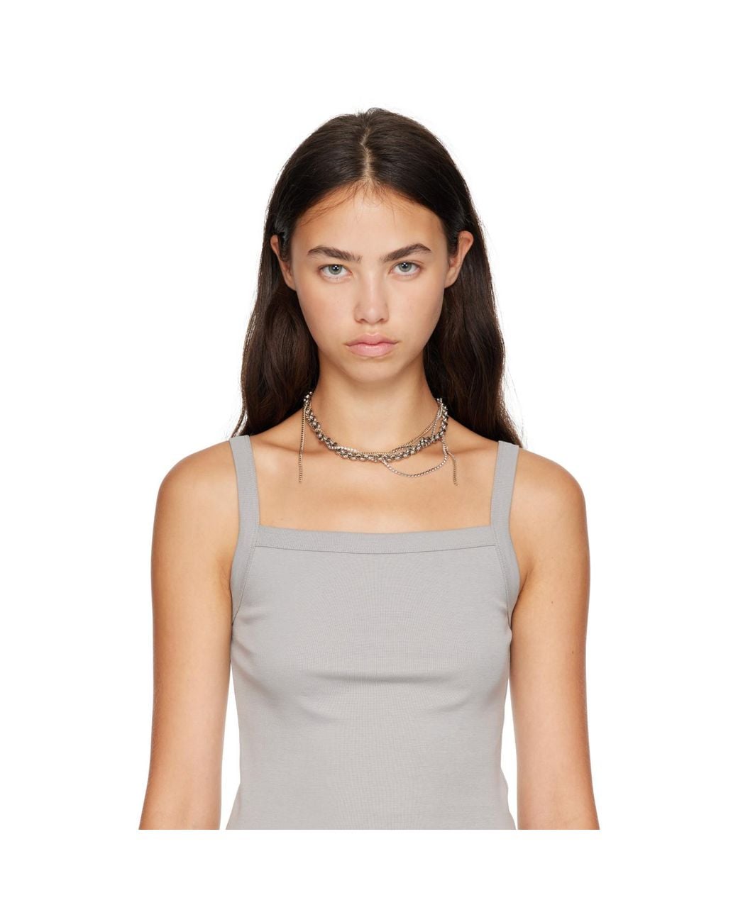 Justine Clenquet Metallic Celina Necklace