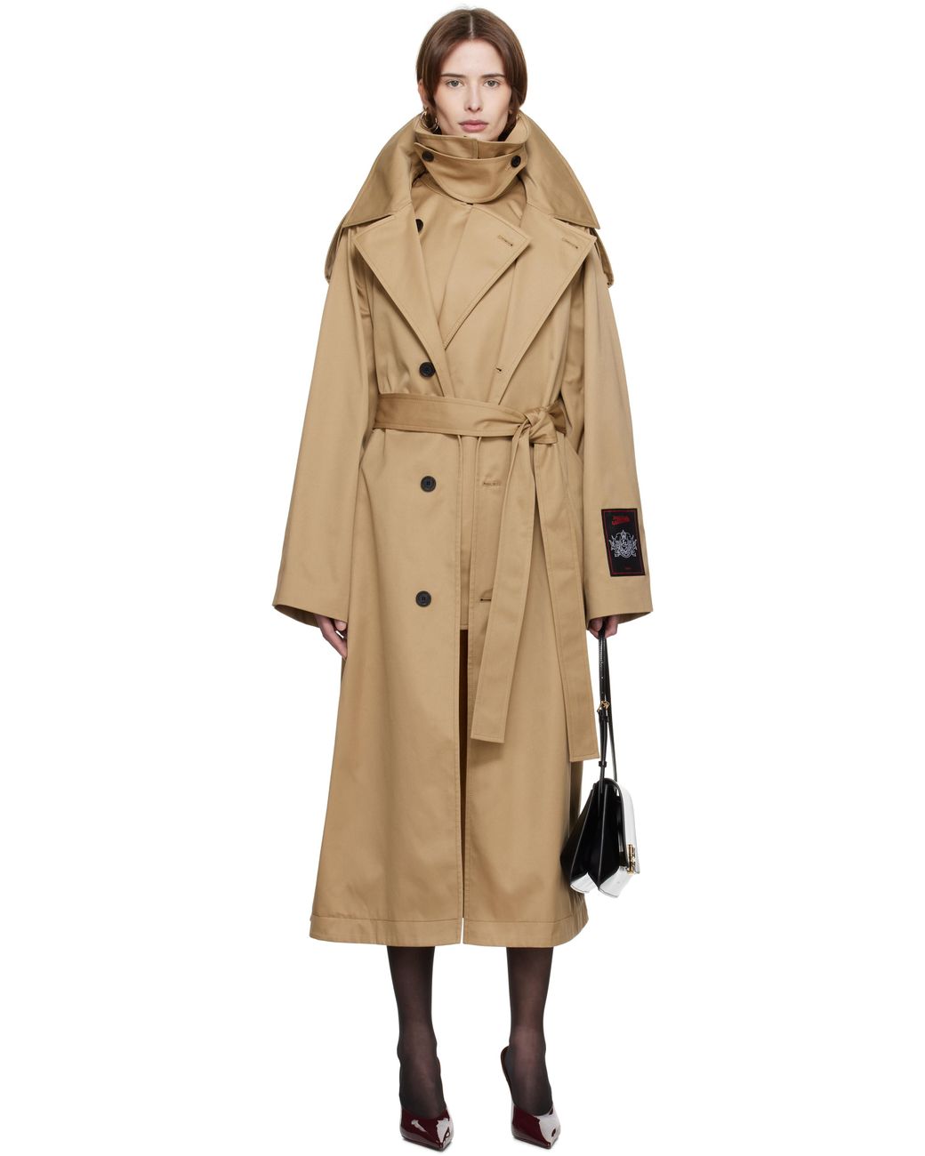 Jean Paul Gaultier 'The Deconstructed' Trench Coat in Natural