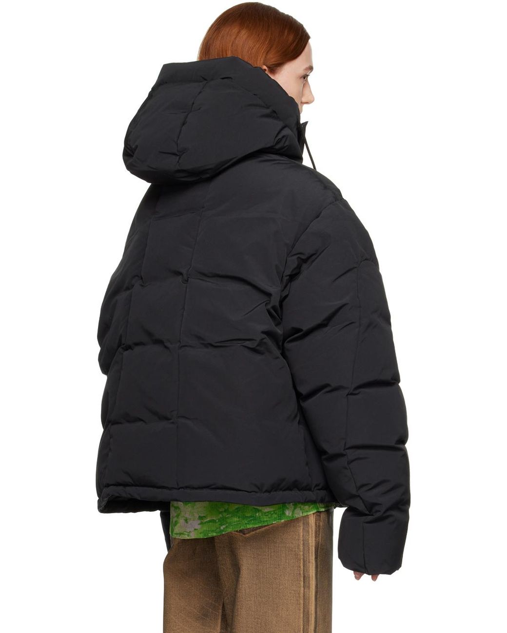 Entire Studios Soa Hooded Down Jacket In Brown | ModeSens