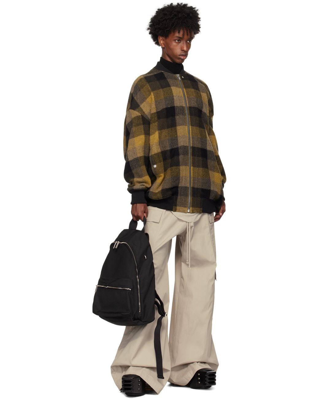 Rick Owens Porterville Heavy Cordura Backpack in Black for Men | Lyst