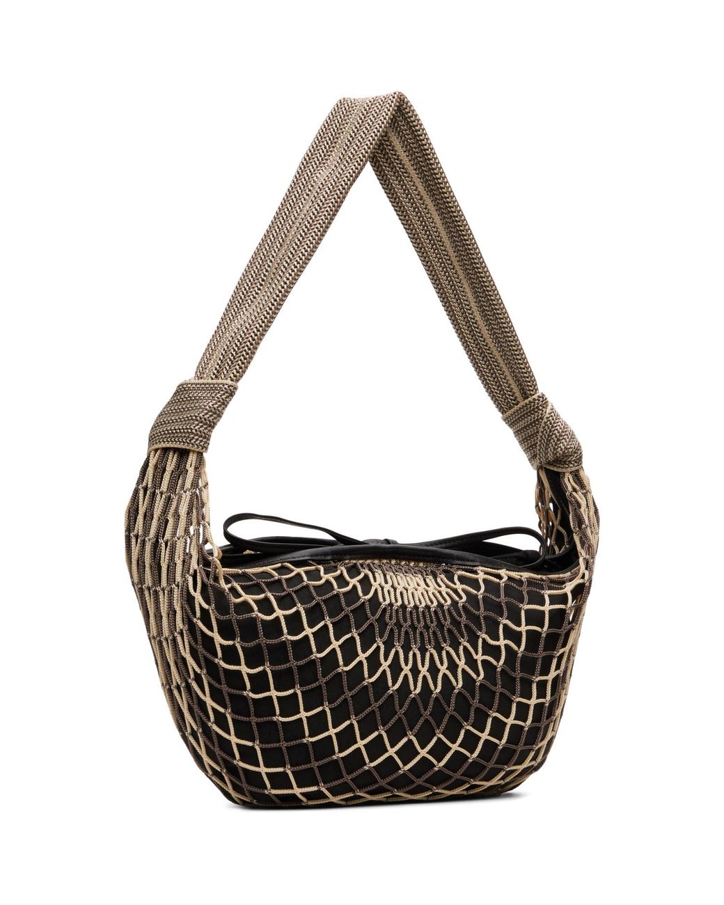 Lemaire Black Fortune Croissant Filt Bag