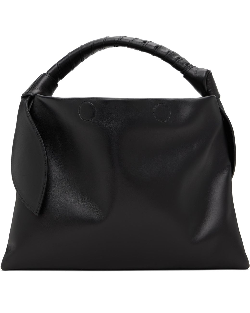 その他 TOGA LEATHER SHOULDER BAG BLACK Toga Leather Ribbon Bag in Black | Lyst