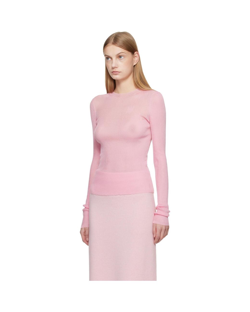 Pull Mosi Rose Khaite en coloris Pink