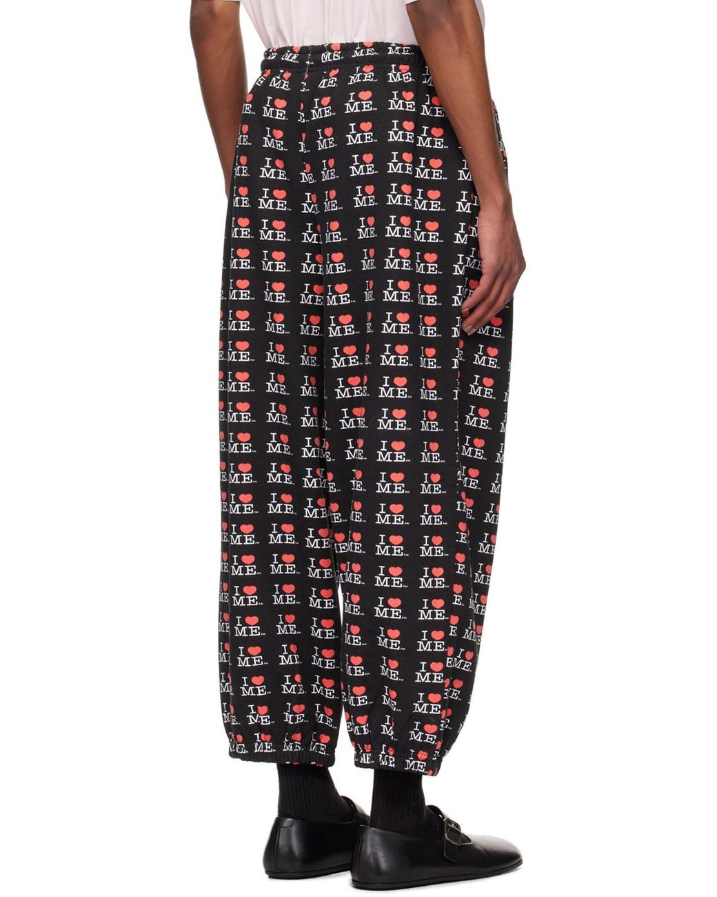 Ashley Williams 'i Heart Me' Sweatpants in Black for Men | Lyst