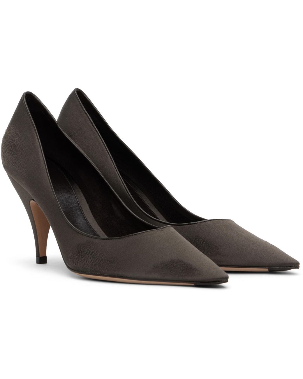The Row Black Liisa Heels
