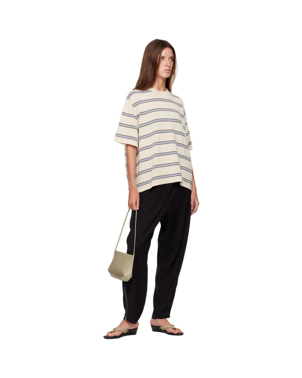 Cordera Black Viscose & Wool Lounge Pants