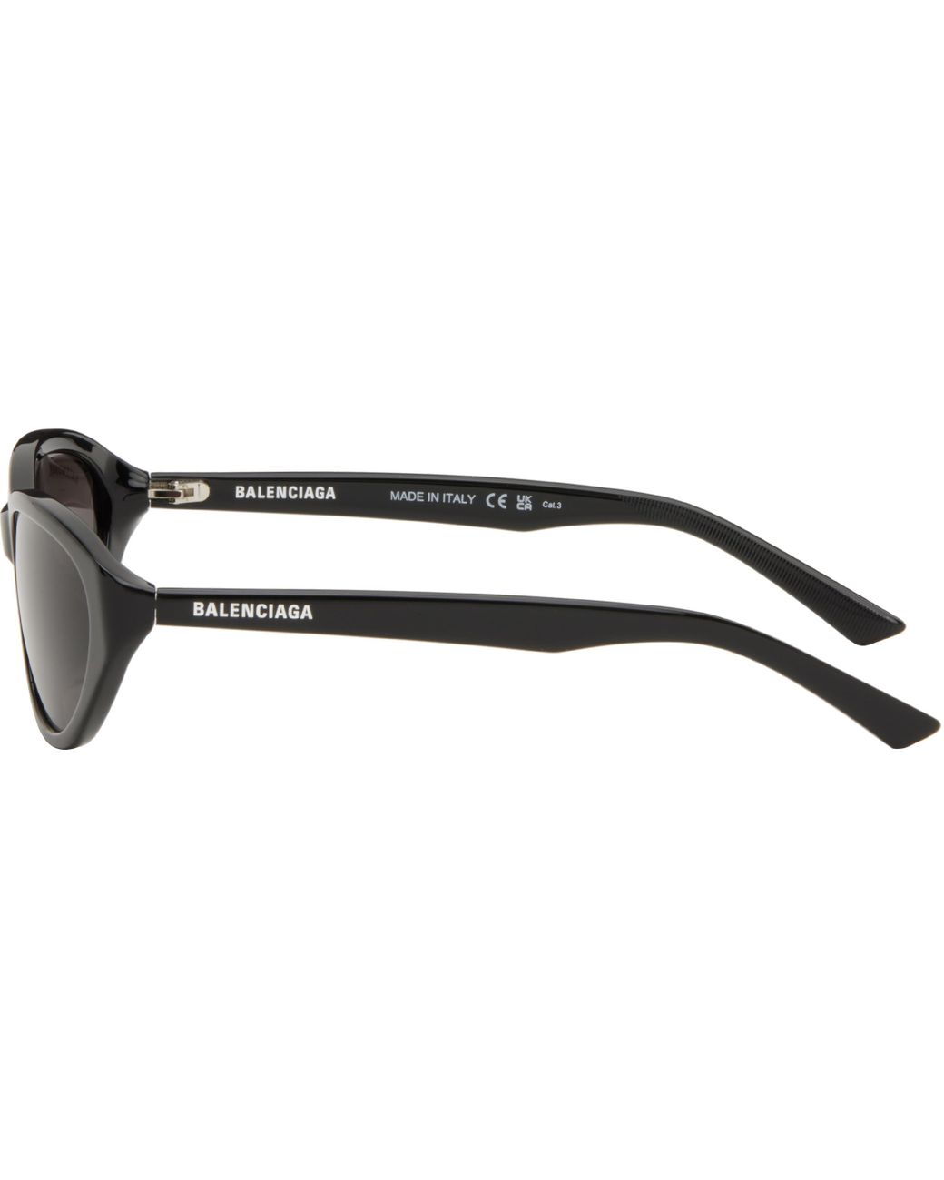 【BALENCIAGA】Neo Oval 2.0 サングラス Balenciaga Black Neo Oval 2.0 Sunglasses - Accessories