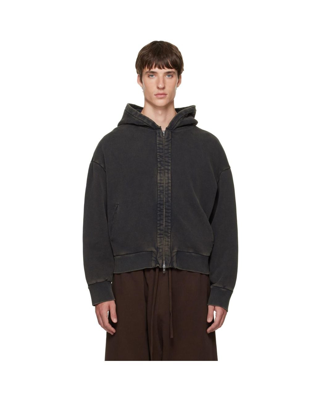 Entire studios Black Thermal V2 Hoodie for men