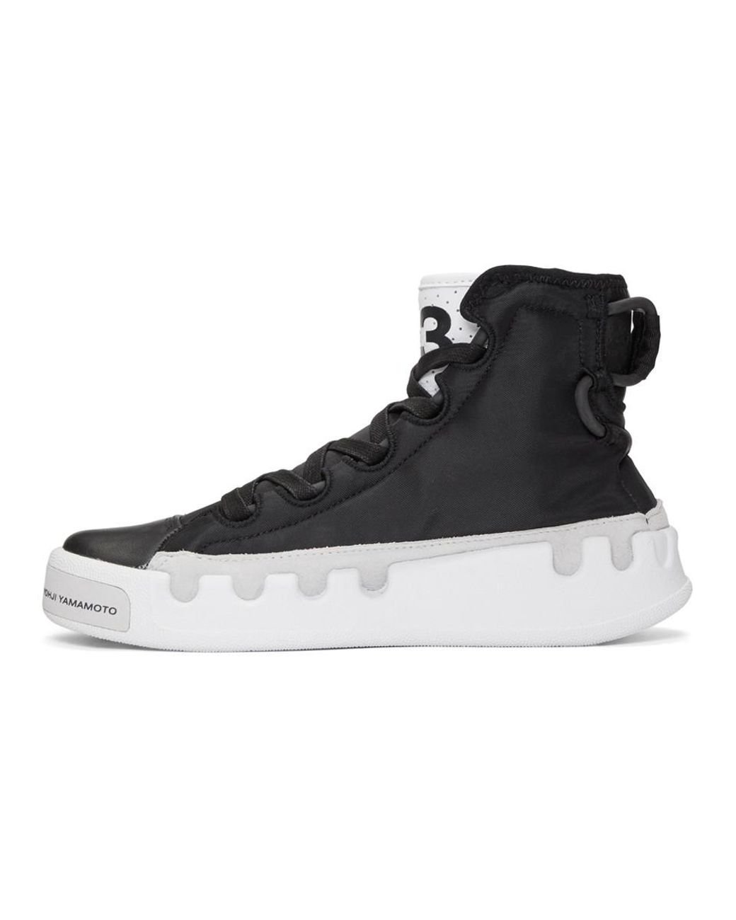 Y-3 Kasabaru High Top Trainers in Black for Men | Lyst