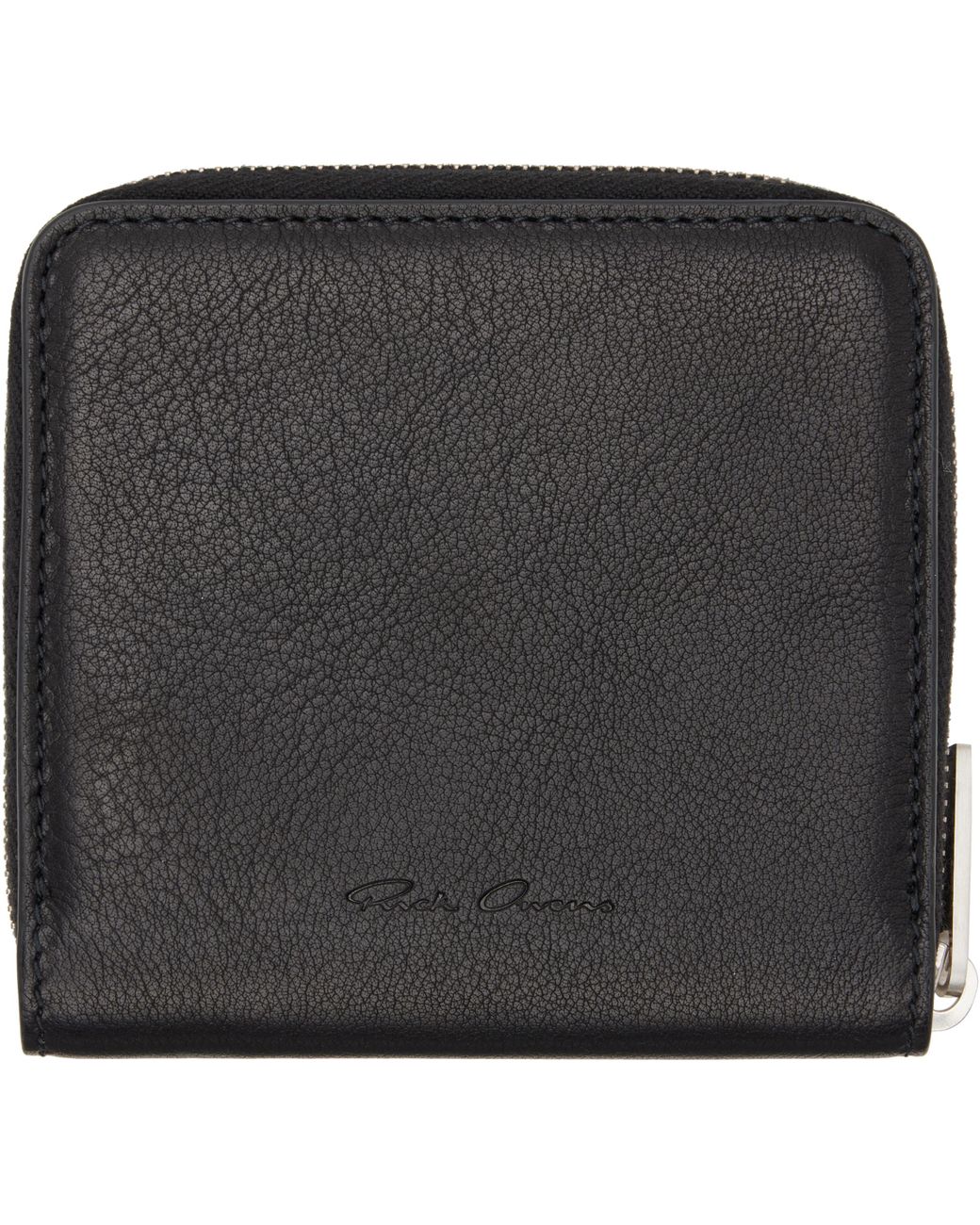 Rick Owens Concordians Zipped Wallet in Black for Men | Lyst