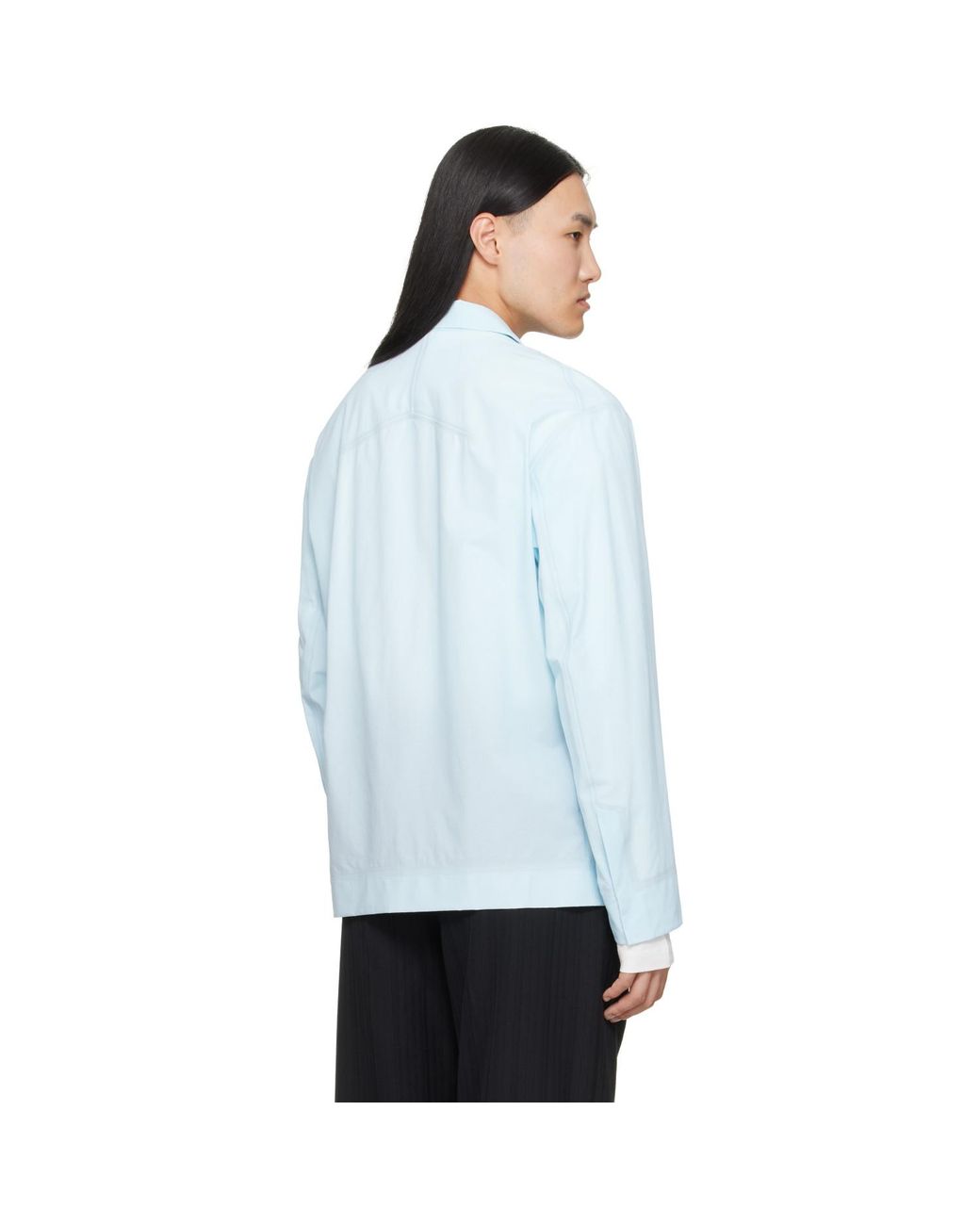 Veilance Blue Cusec Ls Shirt for men