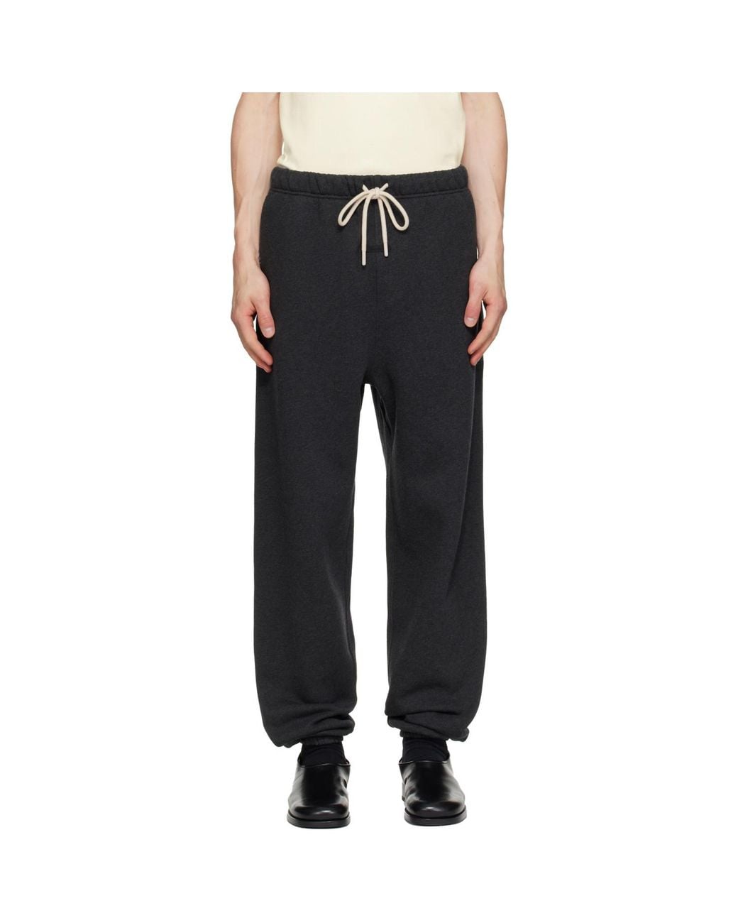 Fear Of God Black Classic Fleece Sweatpants for men