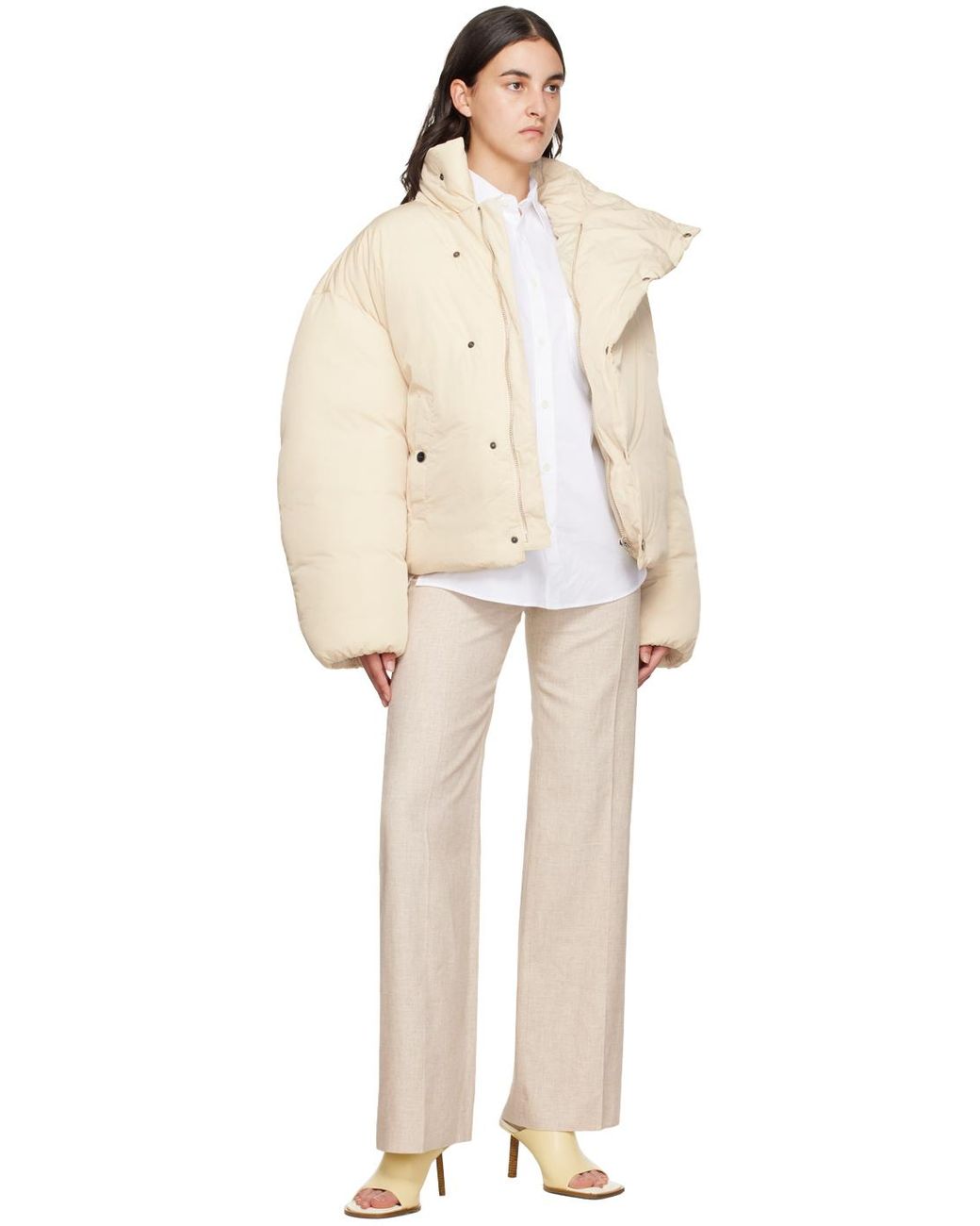 Jacquemus Le Chouchouコレクション オフホワイト La Doudoune 