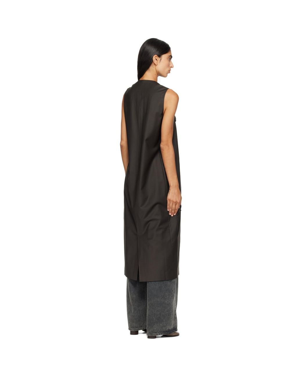 Cordera Black Tailored Embellished Maxi Dress