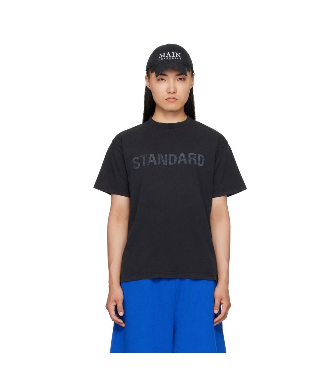 Balenciaga Black 'Standard' T-Shirt for men