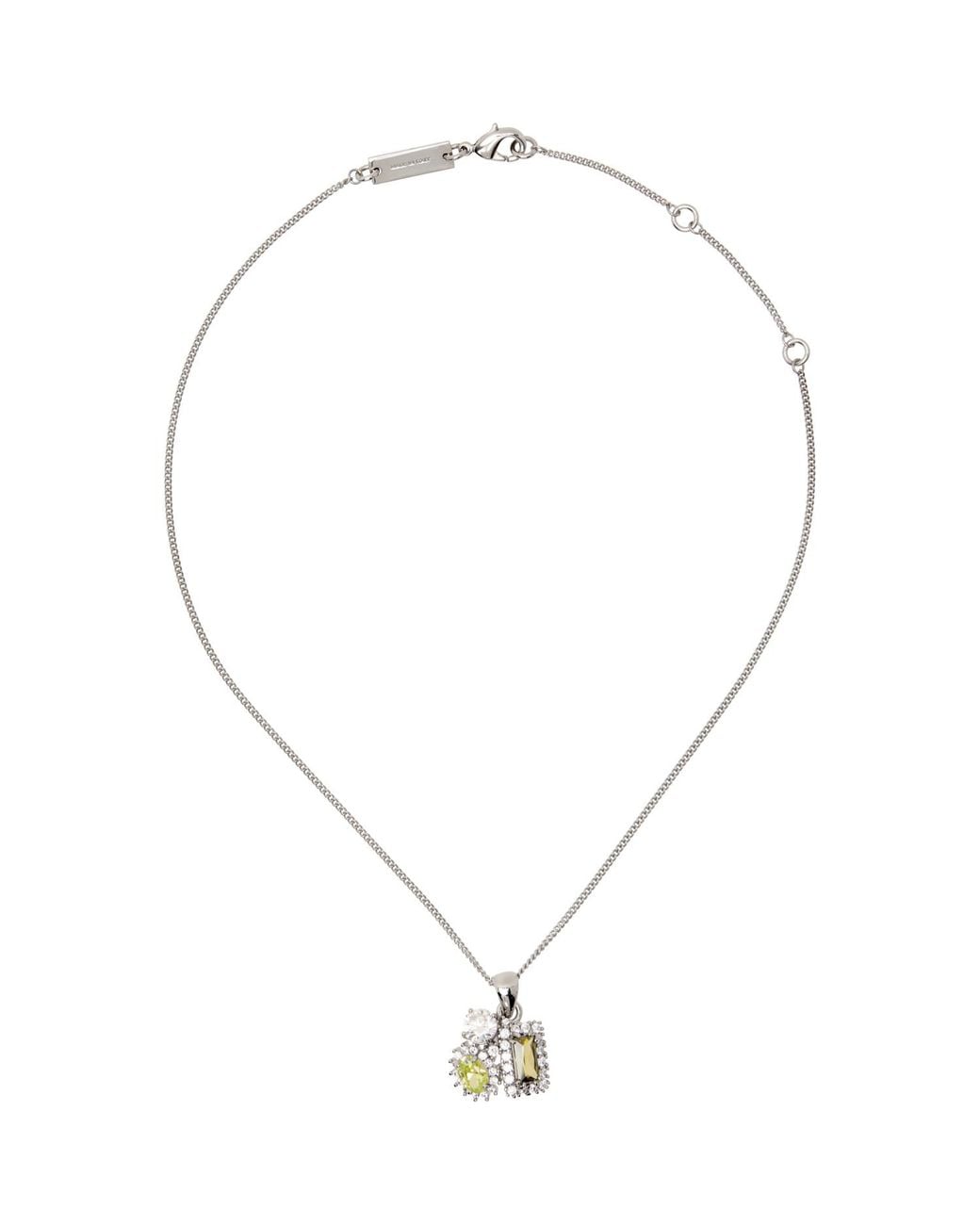 Maison Margiela Metallic Cluster Pendant Necklace