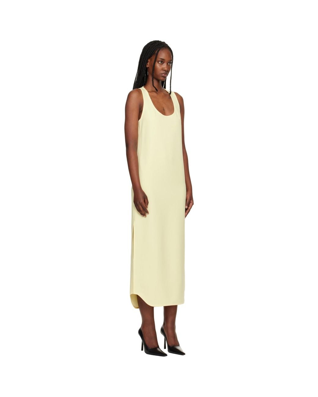 Wardrobe NYC Black Matte Tank Maxi Dress