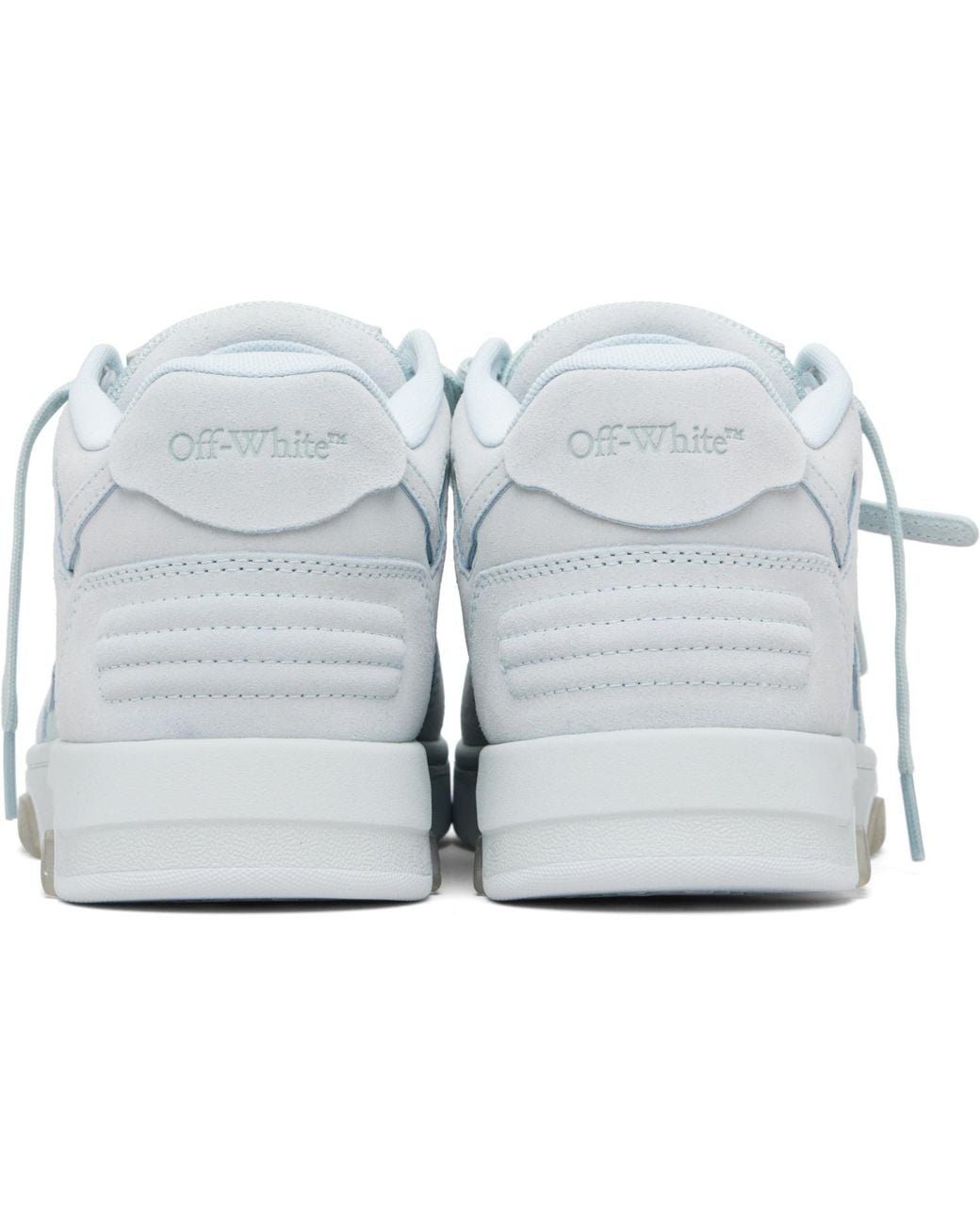 Off-White c/o Virgil Abloh Black Off- 'out Of Office' Calfsuede Sneakers for men