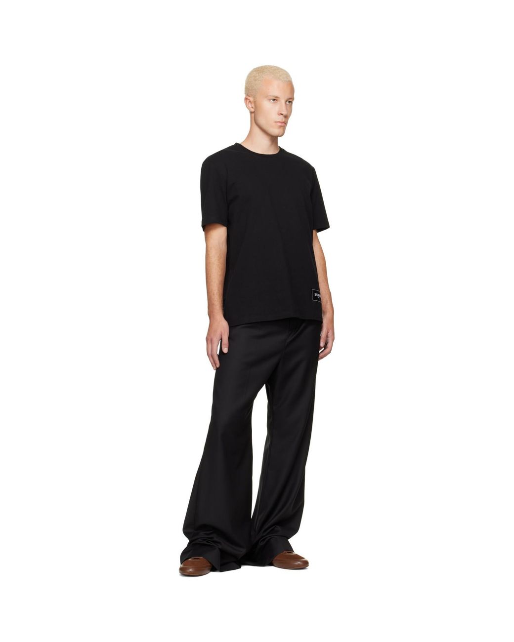 Balmain Black Two-Pack Vintage' T-Shirts for men