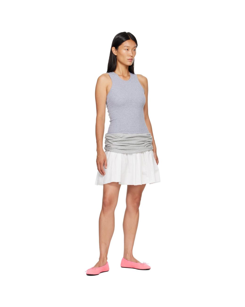 GIMAGUAS White Chico Tank Minidress