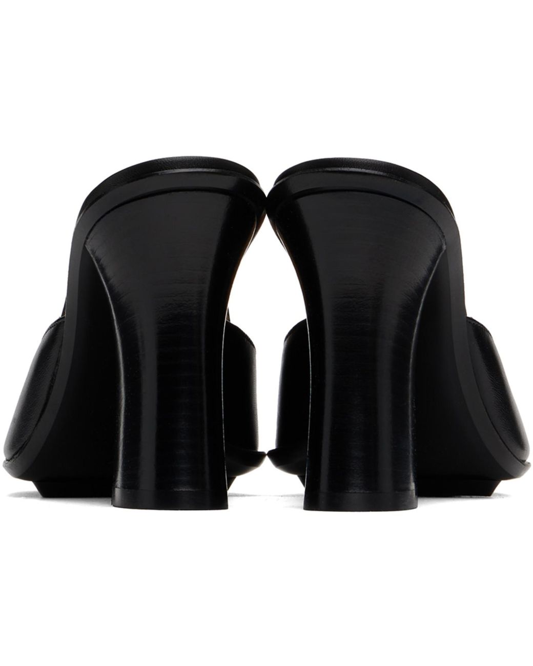 Bottega Veneta Black Step San Marco Mules
