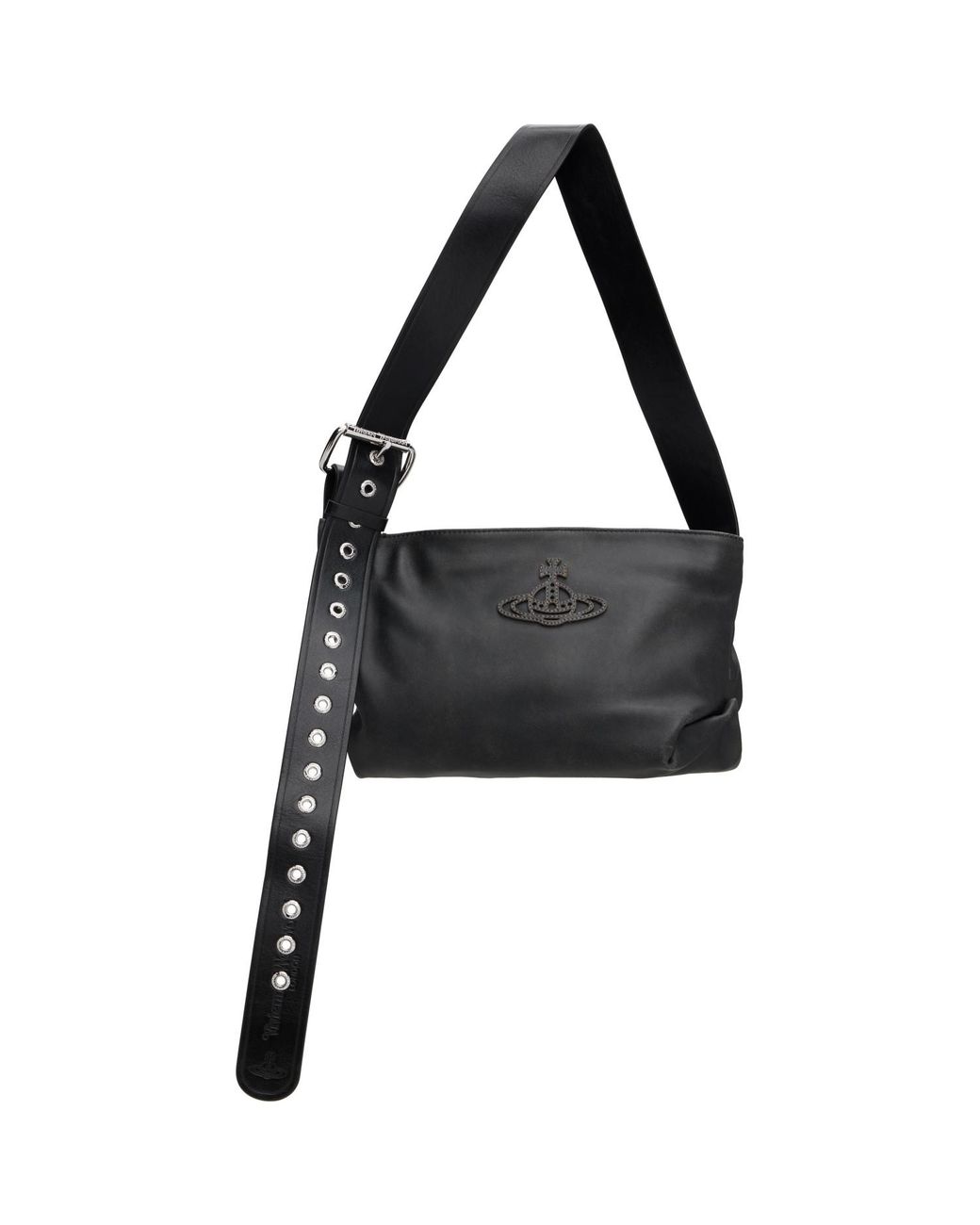 Vivienne Westwood Black Maxime Small Shoulder Bag