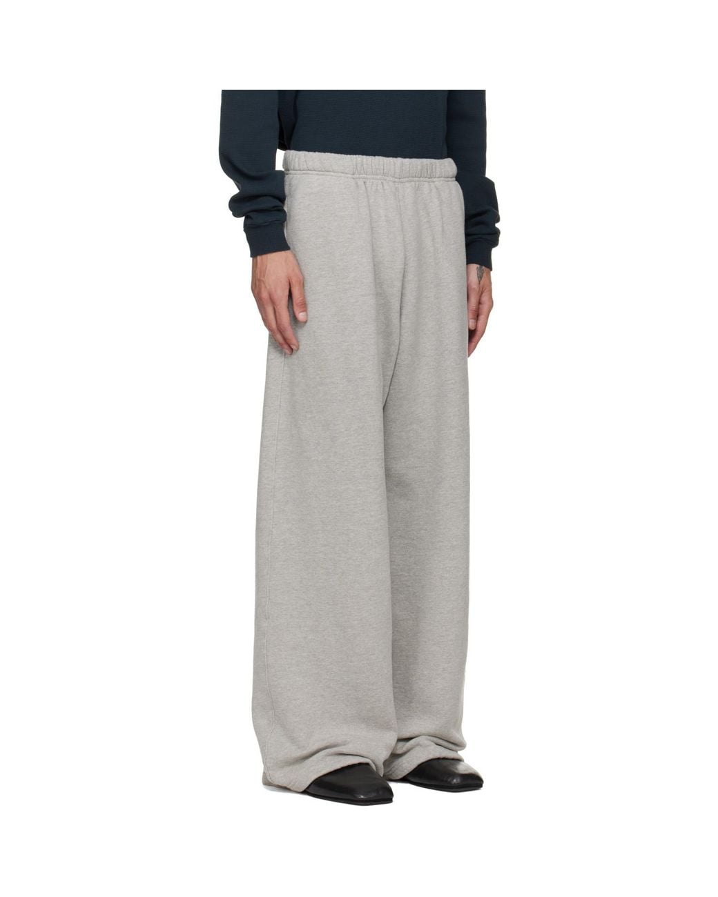 Les Tien Gray Heavyweight Party Sweatpants for men