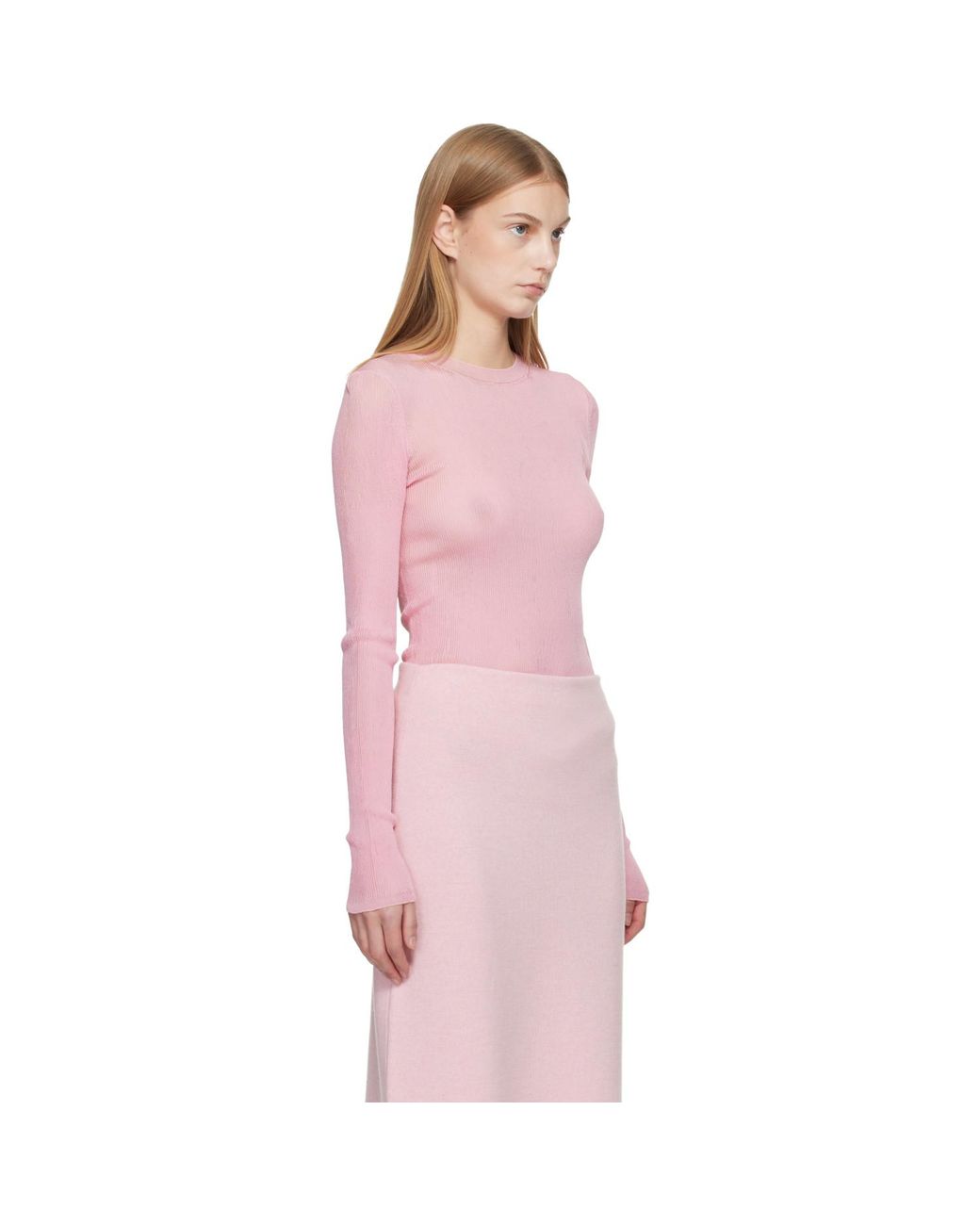 Pull Mosi Rose Khaite en coloris Pink