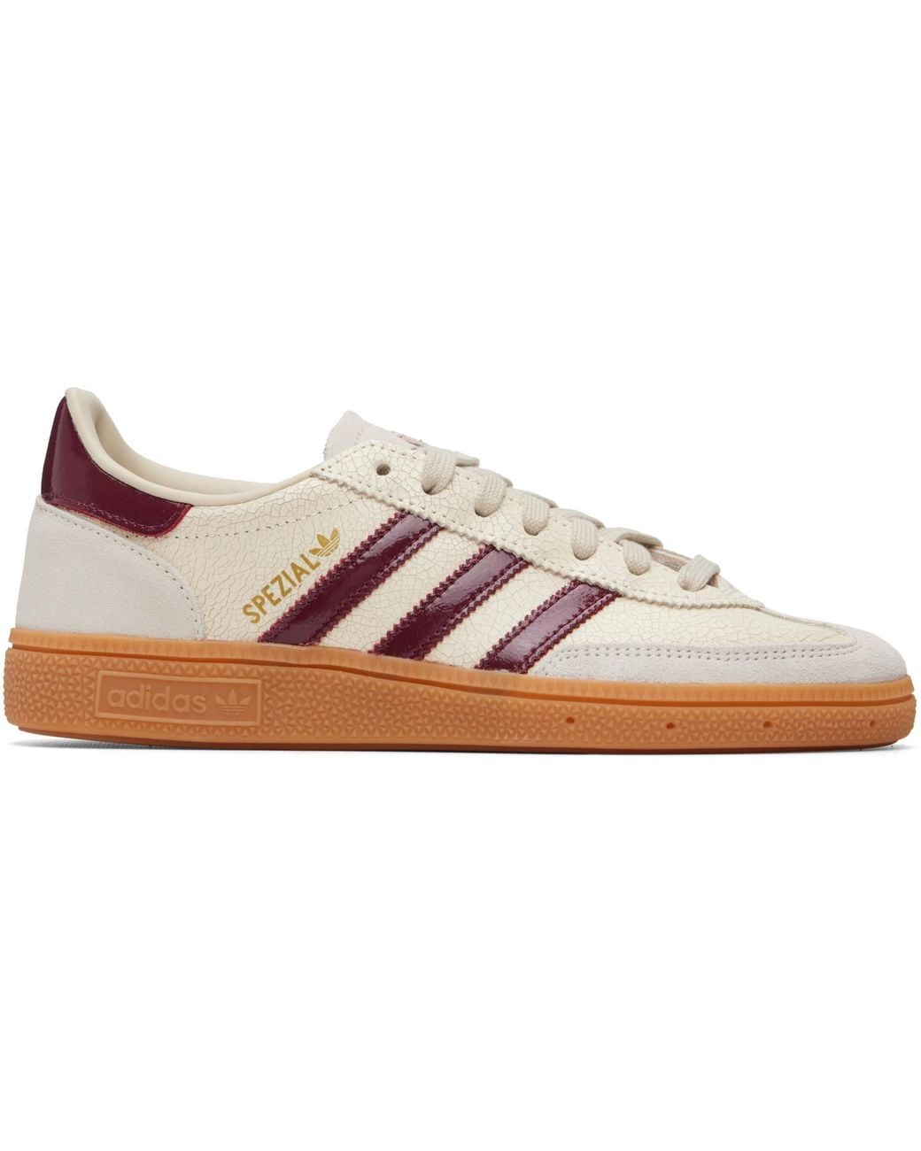 Adidas Originals Pink Off- & Burgundy Handball Spezial Sneakers for men
