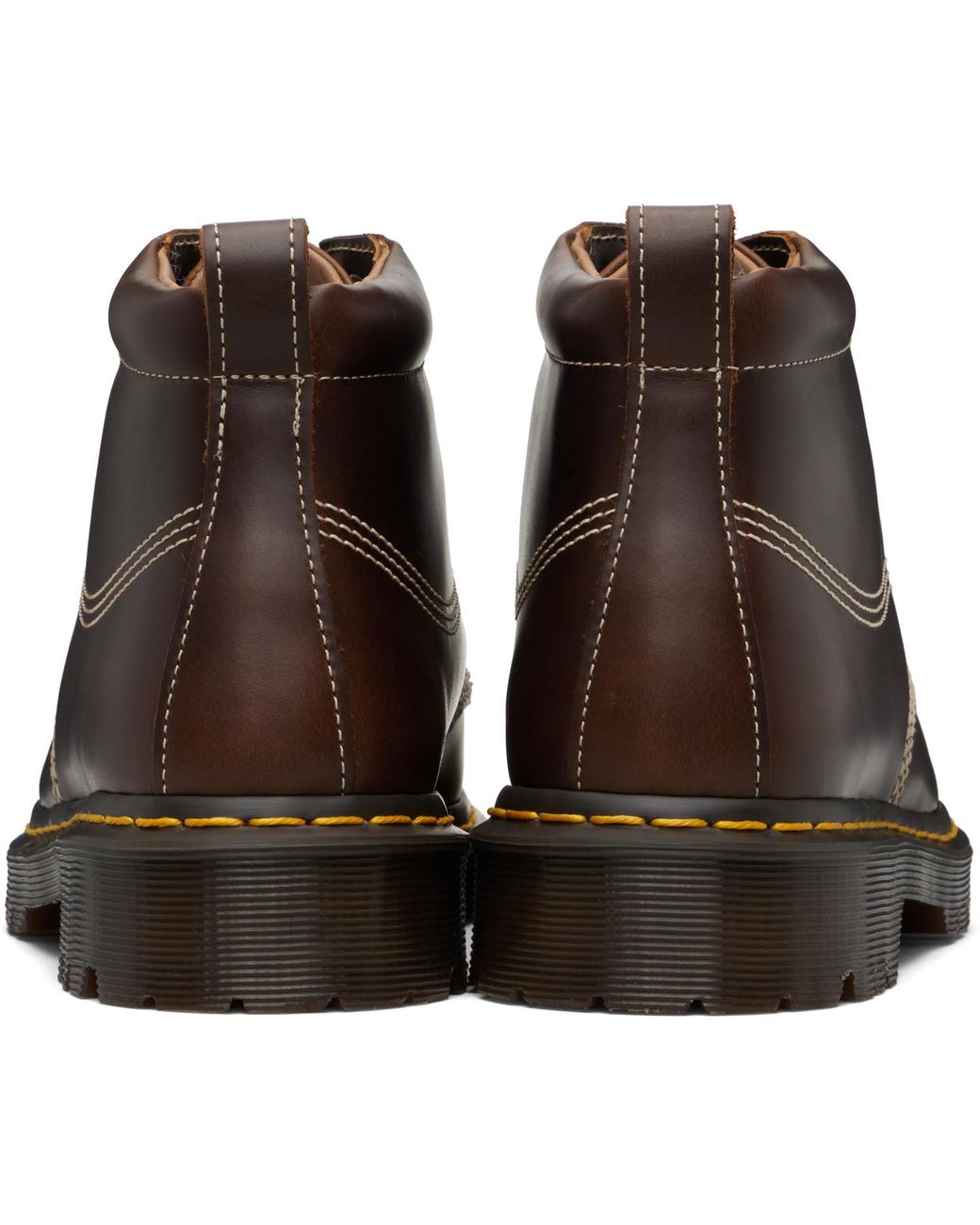 Dr. Martens Brown Leather Lowell Chukka Boots for men