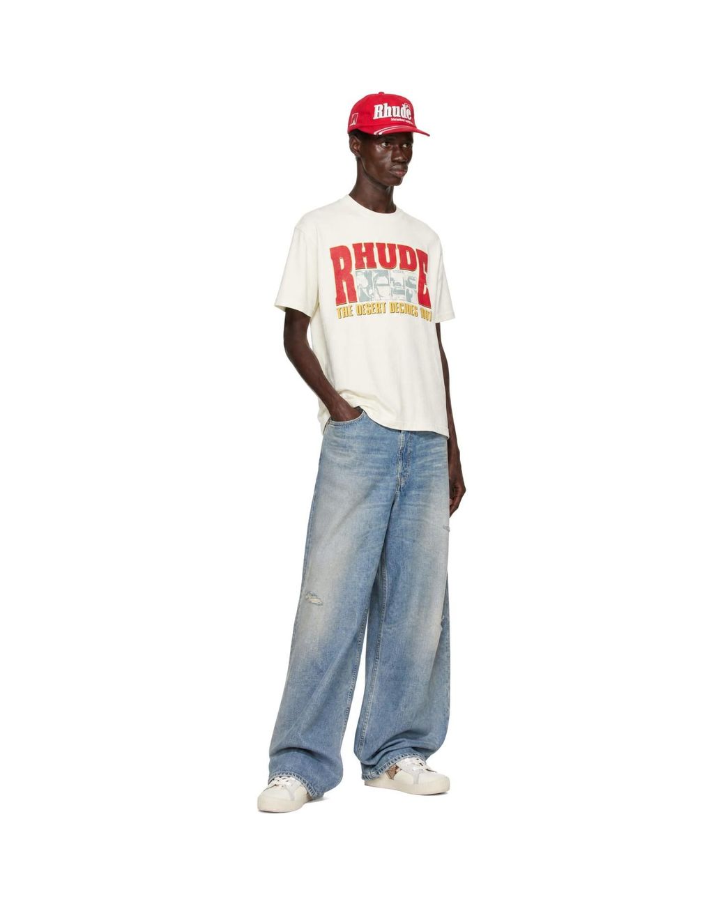 Rhude Red 'The Desert Decides' T-Shirt for men