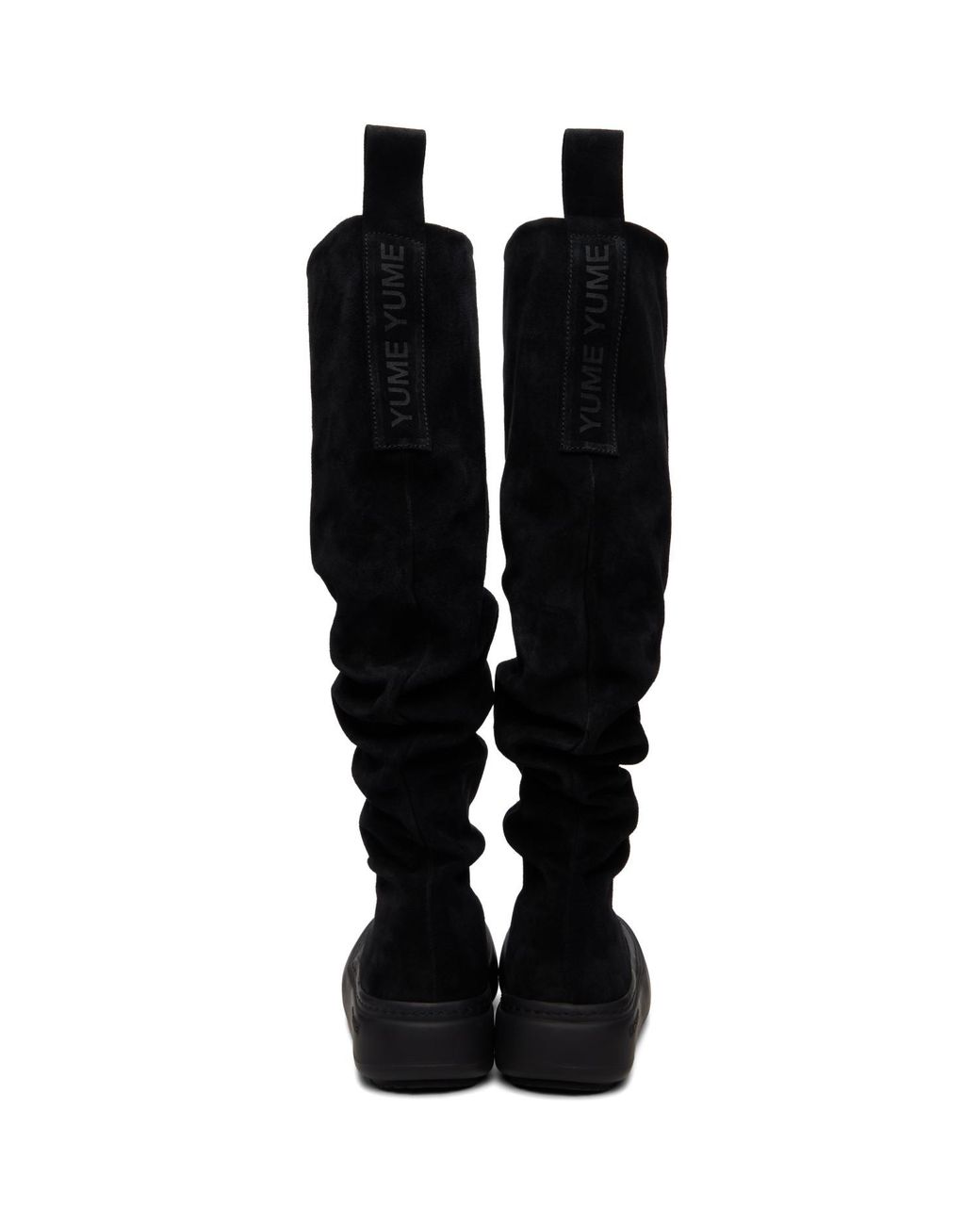 Yume Yume Black Ssense Exclusive Fisherman Chelsea Boots for men