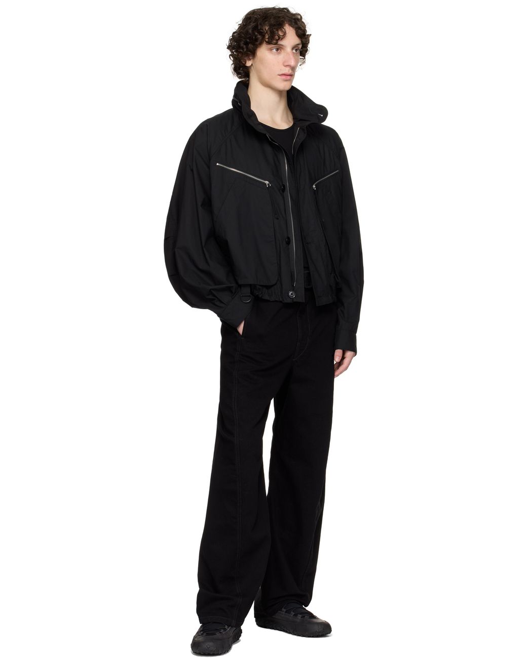 Lemaire Parachute Jacket in Black for Men | Lyst