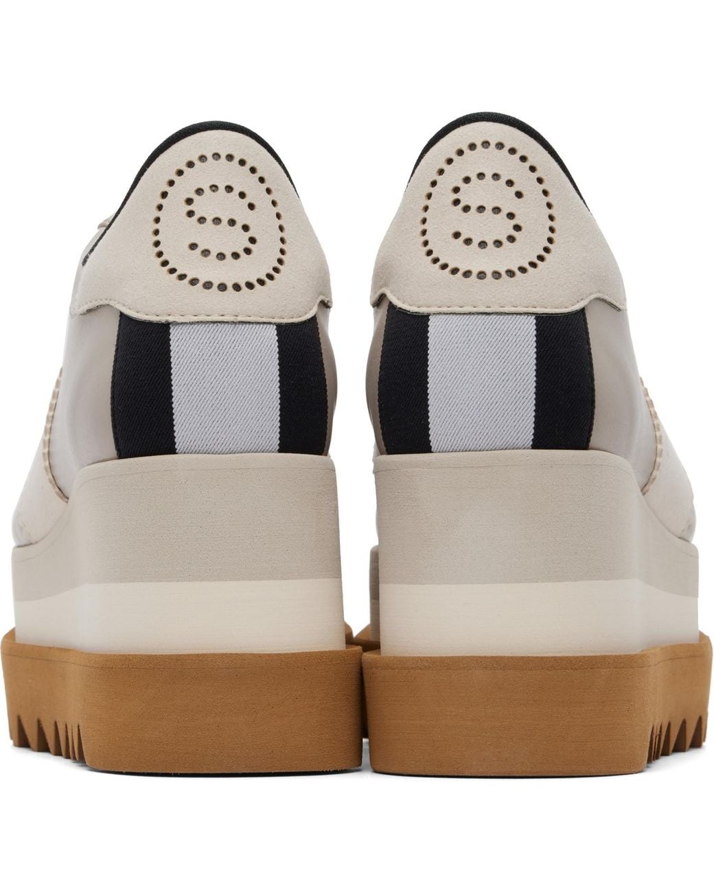 Stella McCartney White Sneakelyse Grainy Eco Alter Mat Sneakers