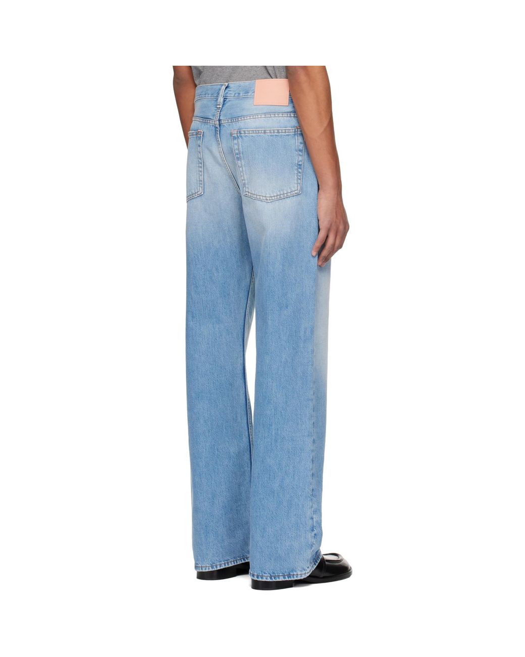 Acne Blue 2021M Regular Fit Jeans for men