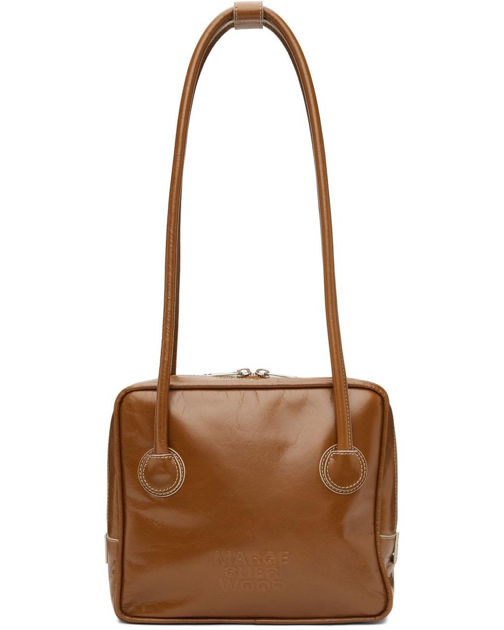 Marge Sherwood Piping Crinkle Bag in Brown | Lyst Canada