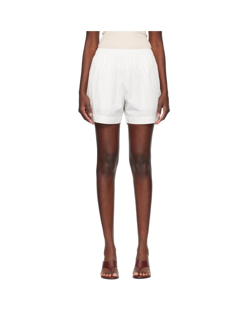 NOTHING WRITTEN White Yaphi Shorts
